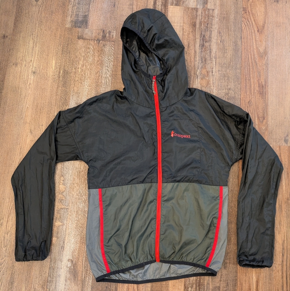 Cotopaxi Women's Teca Technical Full Zip Windbreaker Jacket Red Black Gray Sz XS - Picture 2 of 11